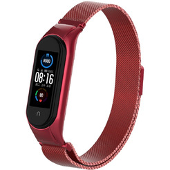 Ремешок Bingo Magnetic для Xiaomi Mi Band 5 Красный