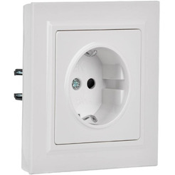 Розетка IEK Brite РСР14-1-0-БрБ