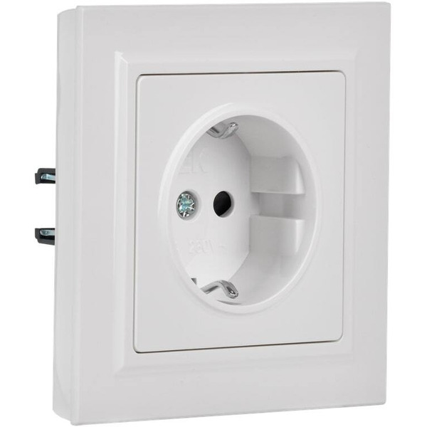 Розетка IEK Brite РСР14-1-0-БрБ