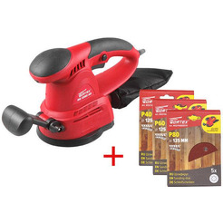 Эксцентриковая шлифмашина Wortex RS 1250 AE + АКЦИЯ (шлифлисты P40/60/80)