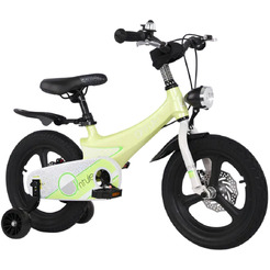 Велосипед детский YAYALE 67-022, 14" (салатовый)