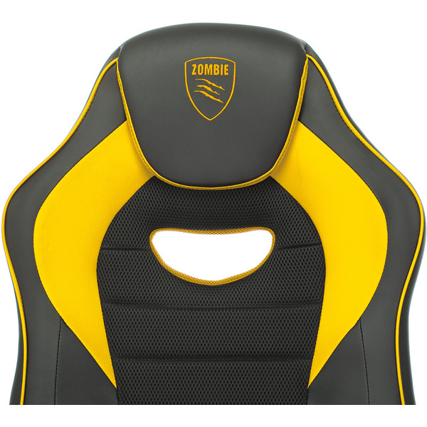Кресло Zombie Game 16 (черный/желтый)