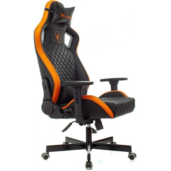 Кресло игровое Knight Outrider (1628891) черный/оранжевый