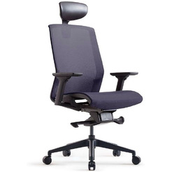 Кресло Bestuhl J15 (черн. рама,спинка-сетка, сид-сетка,темно-серый)