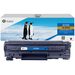 Картридж лазерный G&G GG-CB435A черный (1500стр.) для HP LJ P1005/P1006