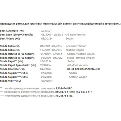 Рамка Incar 99-9011 (VW, Scoda Fabia new)