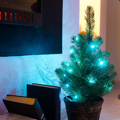 Елочка в пластиковом горшке NEON-NIGHT 533-334