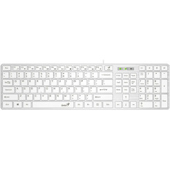 Клавиатура Genius SlimStar 126 (белый)