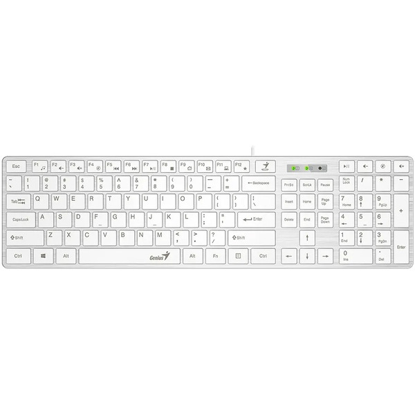 Клавиатура Genius SlimStar 126 (белый)
