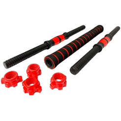 Набор композитных гантелей AMETIST 10 кг (с соединительным грифом)