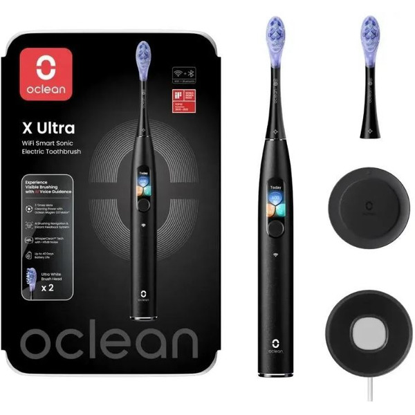 Электрическая зубная щетка Oclean X Ultra V8100 (черный)