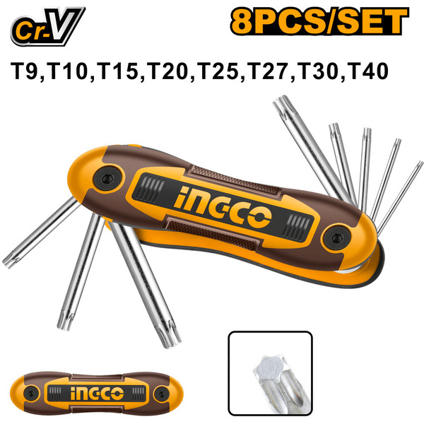 Набор шестигранников TORX INGCO HHK14083