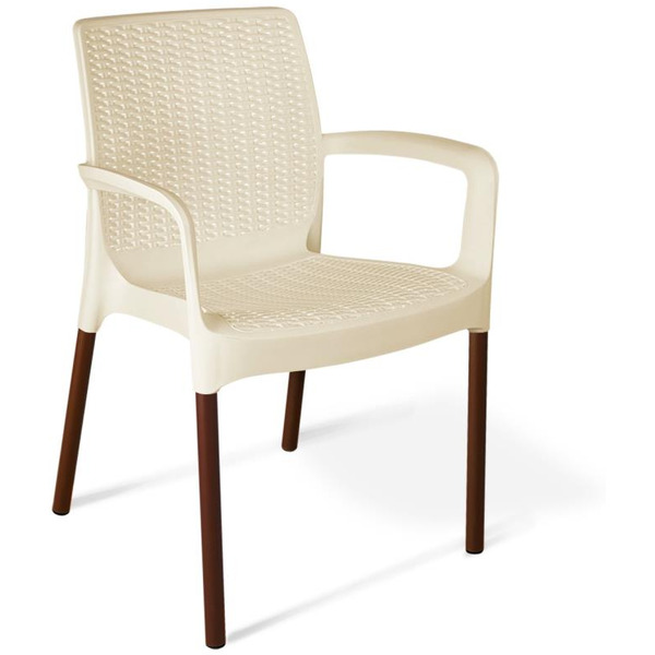 Стул Sheffilton SHT-S68 (бежевый/коричневый муар)