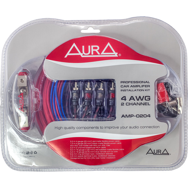 Комплект проводов AURA AMP-0204
