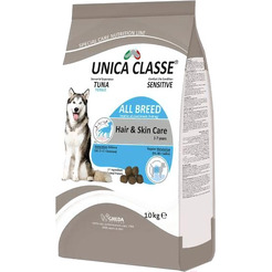 Сухой корм для собак Unica Natura Classe для ухода за шерстью и кожей 10 кг