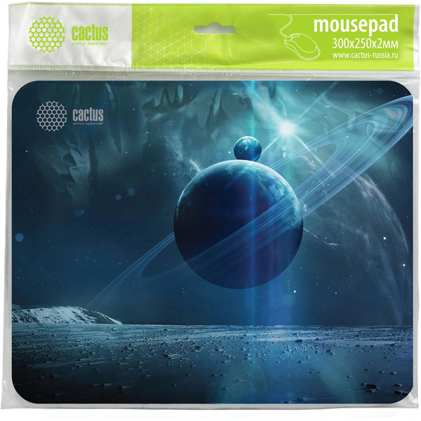 Коврик для мыши Cactus Saturn CS-MPC-P03M