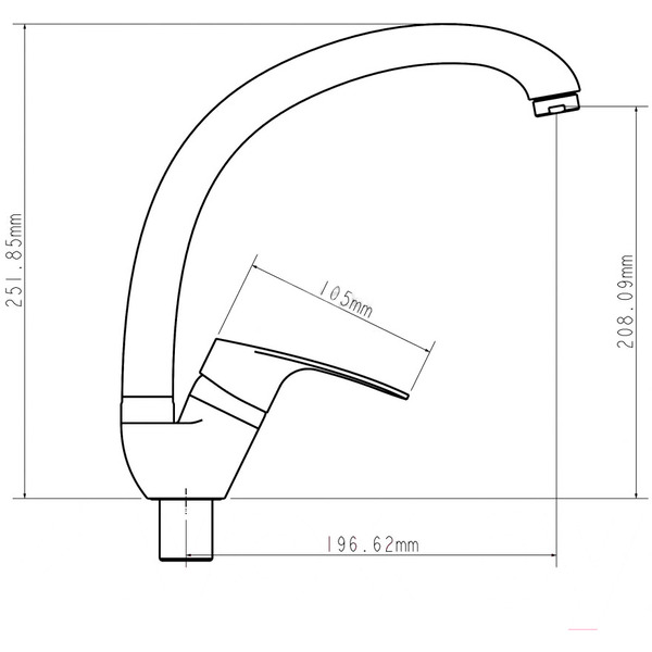Смеситель для кухни ECONOCE EC0254