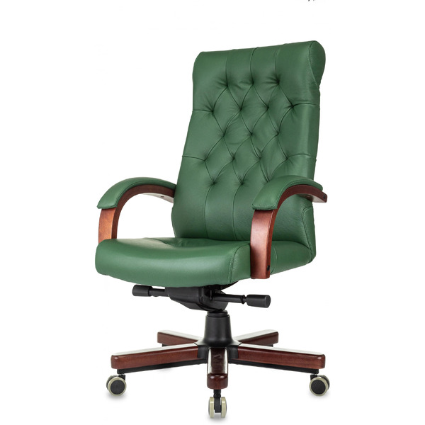 Офисное кресло Бюрократ T-9928WALNUT (зеленый)
