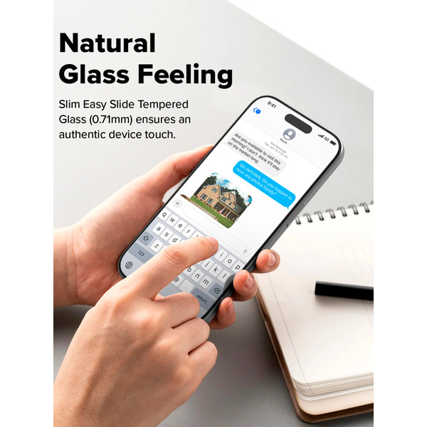 Защитное стекло Ringke EASY SLIDE 2шт для iPhone 17 Pro Max