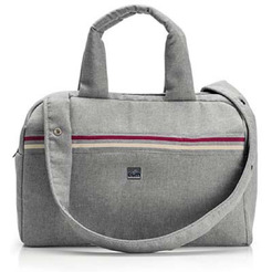 Универсальная коляска CAM Milano (2 в 1, бордовые полосы)