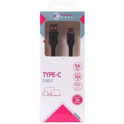 Кабель DigitalPart TC-01 USB Type-C - USB Type-C (1 м, белый)