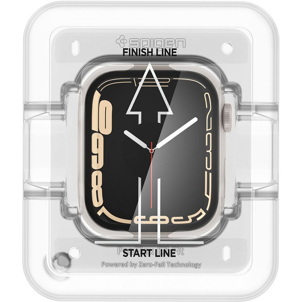 Защитное стекло Spigen ProFlex EZ Fit для Apple Watch 9/8/7 (45 mm) AFL04051 (2шт)