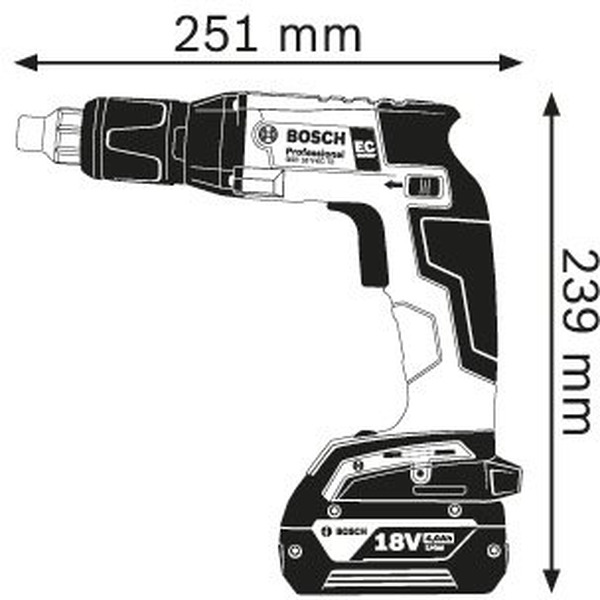 Шуруповерт Bosch GSR 18 V-EC TE Professional (0.601.9C8.003)