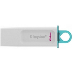USB Flash Kingston DataTraveler Exodia 64Гб KC-U2G64-5R (белый/бирюзовый)