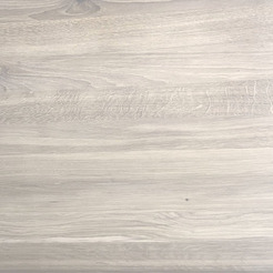 Столешница к столу Ergosmart "массив Дуб беленый - скошенный край (02)" 1300х750х27 мм