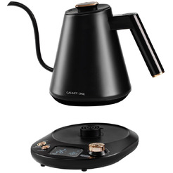 Чайник для заваривания кофе и чая Galaxy Line GL 0341 (черный)