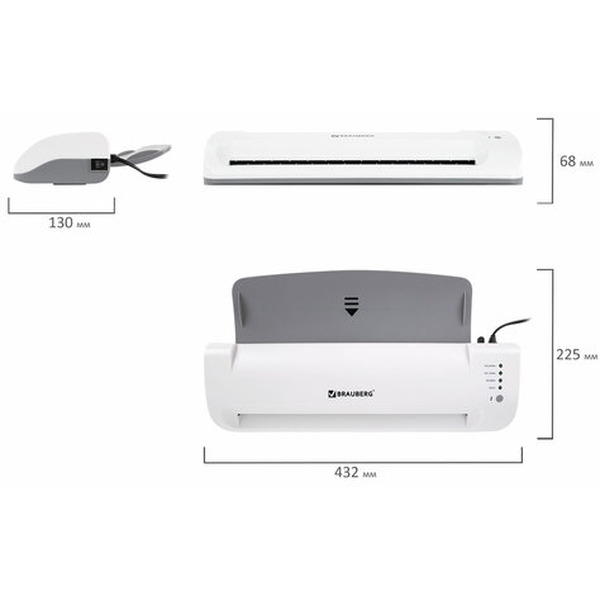 Ламинатор BRAUBERG Silver Max A3 532626