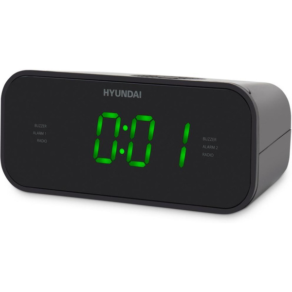 Настольные часы Hyundai H-RCL221 (зеленая подсветка)