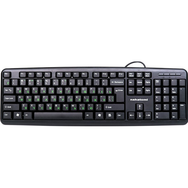 Клавиатура Nakatomi KN-02U Black