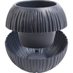 Кашпо La Decoro Сфера КШ-9524 (антрацит)