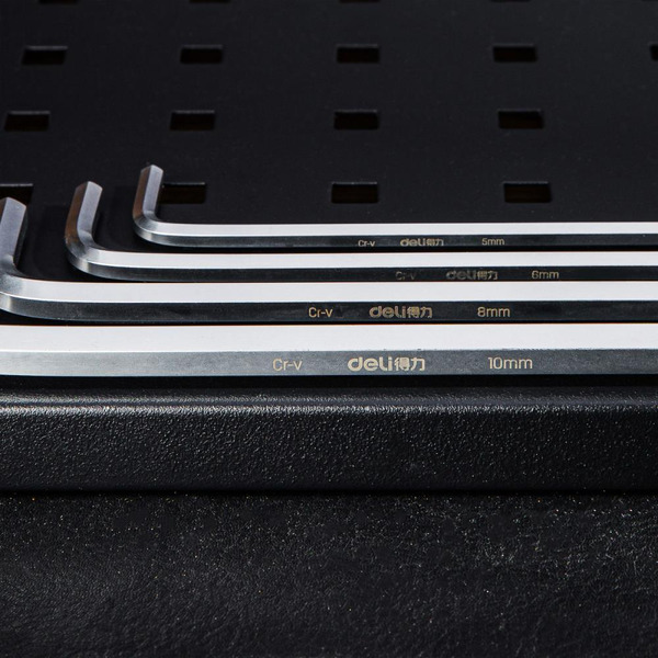 Набор шестигранных Г-образных ключей Deli EDL3590