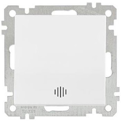 Выключатель с подсветкой Mutlusan 2100-415-0101 белый (21 серия)