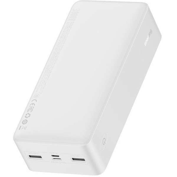 Портативное зарядное устройство Baseus Bipow Digital Display PPDML-K02 30000mAh (белый)