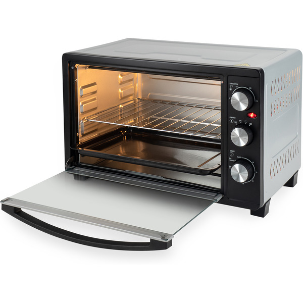 Мини-печь HYUNDAI MIO-HY074 (серебристый/черный)