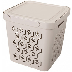 Ящик для хранения Бытпласт Econova Deluxe 18 л 433242734 (светло-бежевый)