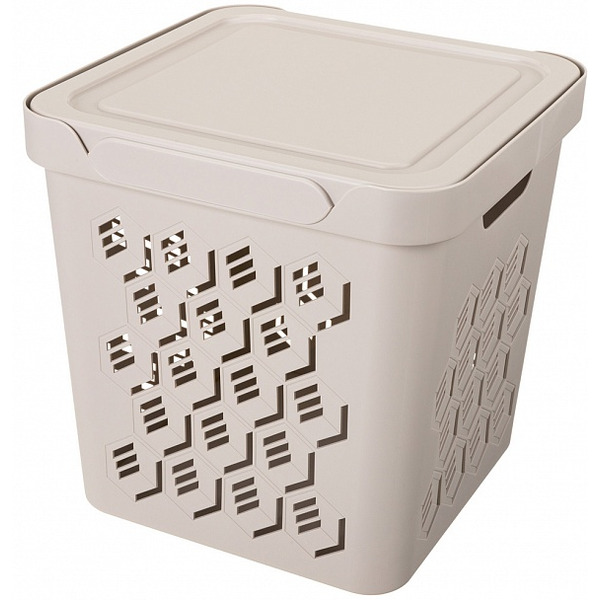 Ящик для хранения Бытпласт Econova Deluxe 18 л 433242734 (светло-бежевый)