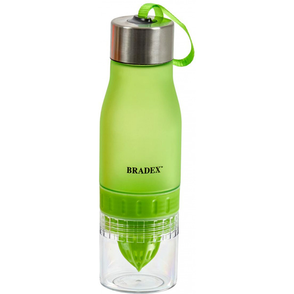 Бутылка для воды с соковыжималкой BRADEX SF 0520 (салатовый)