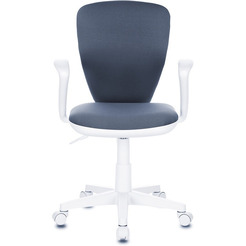 Кресло детское Бюрократ KD-W10AXSN (серый 26-25/пластик белый)