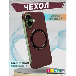 Бампер Bingo Frameless APPLE iPhone 17 Бордовый