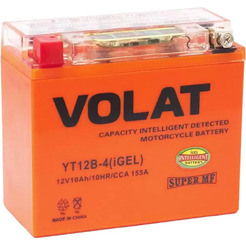 Мотоаккумулятор 10Ah (iGEL) L+ VOLAT YT12B-4
