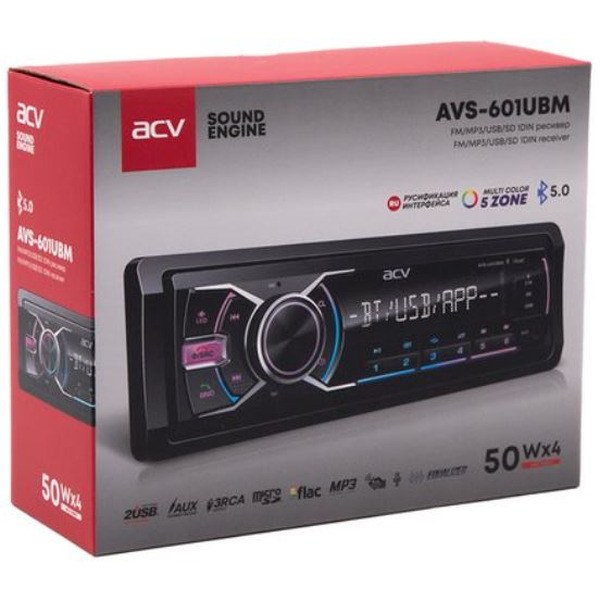 USB-магнитола ACV AVS-601UBM