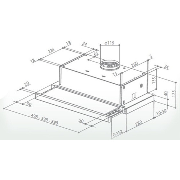 Вытяжка Faber Flox WH A50 315.0567.353