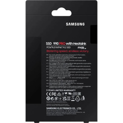 SSD Samsung 990 Pro с радиатором 4TB MZ-V9P4T0CW