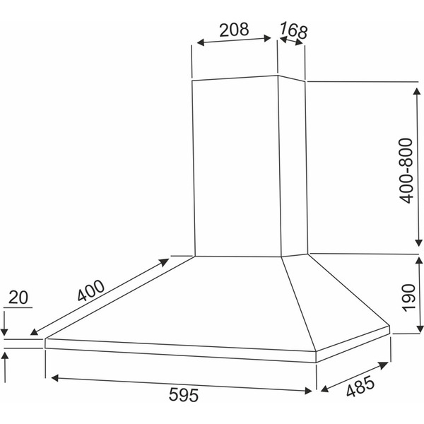 Вытяжка EXITEQ EX-1086 white