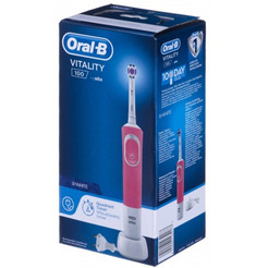 Электрическая зубная щетка BRAUN ORAL-B PRO 3D White D100.413.1 (розовый)
