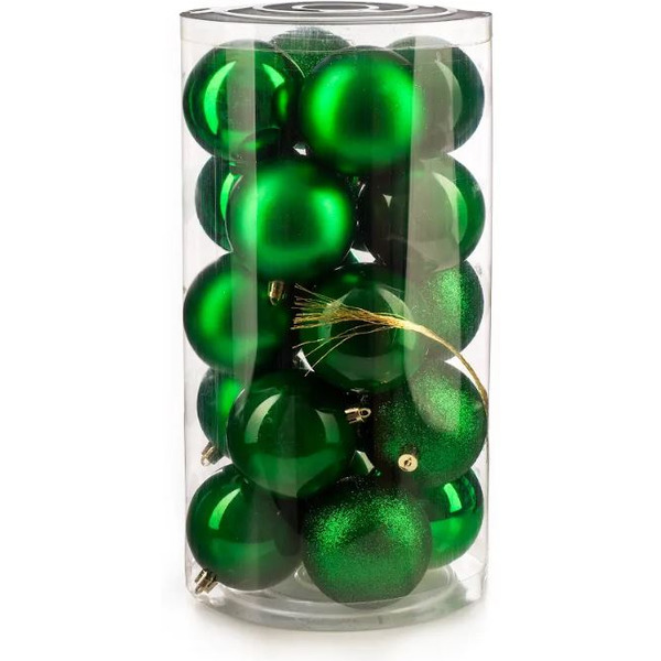 Набор новогодних шаров Ausini VT25-04007-5